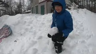 Snow day in USA ☃️🇺🇸 | Dia de Neve nos Estados Unidos 