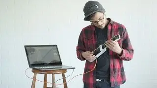 FL Studio played with guitar MIDI controller | Jamstik