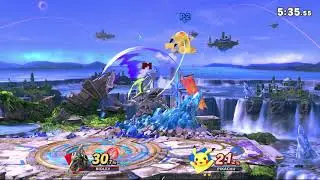 SSBU Battle 8 / Pikachu (ATV) vs Ridley (Muhsoce)