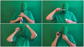 DEMO- Creating “Morning Tasks” Video using Green ChromaKey
