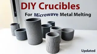 How to Make Your Own Crucibles (for microwave metal melting)