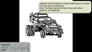 How To Draw Fan Art Car Mad Max
