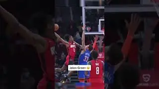 Jalen Green almost had the dunk of the year 🤯 #houston #rockets #nba #basketball #jalengreen #Shorts
