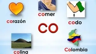 # 10 Sílabas ca co cu - Syllables With C (hard sound)