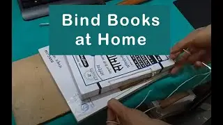 How to bind books at home easily