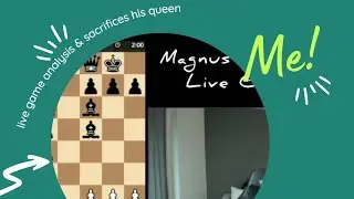 Magnus Carlsen Sacrifices His Queen for Endgame | Live Chess Game Analysis