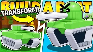 I BUILT A TRANSFORMING TANK! Roblox Build a Boat