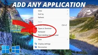 How To Add Any App to Desktop's Right-Click Menu (2022)