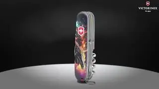 Складаний ніж Victorinox HUNTSMAN ZODIAC Зірковий дракон 1.3713.3.Z3220p Victorinox_Ukraine