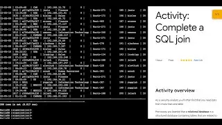 Activity: Complete a SQL join || 