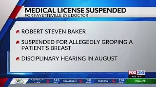 NWA doctor accused of groping patient is suspended