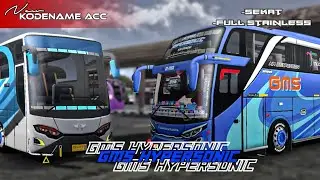 KODENAME PAKET KOMPLIT!!!??? || Acc GMS HYPERSONIC || Bus Simulator Indonesia V3.6.1