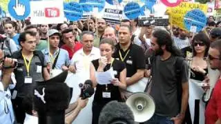 Sansure Karşı Yürüyüş - Basın Açıklaması