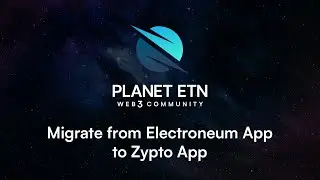 Migrate from Electroneum Appto Zypto App
