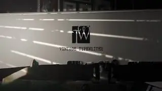 Production Company Vintage Typewriter Intro - After Effects Template