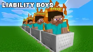 I took 3 noobs on a Quest to beat Minecraft... LiabilityCraft: Part 1