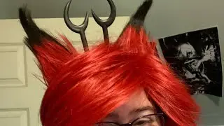 Alastor Wig unboxing -Hazbin Hotel