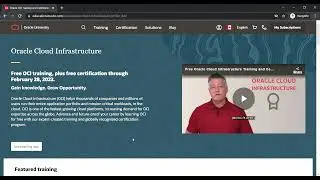 FREE Oracle Cloud Infrastructure trainings and certifications by Oracle University | 28 Feb 22