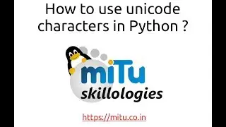 How to use unicode in Python?