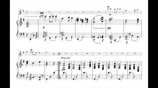 Ravel -  Menuet (Le Tombeau de Couperin) Arr. for Flute/Violin (piano accompaniment)