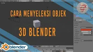 Cara Menyeleksi Verteks, Edges, dan Faces di Blender