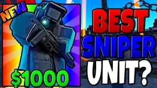 HOW GOOD IS SNIPER CAMERAMAN?!? (Toilet Tower Defense)!