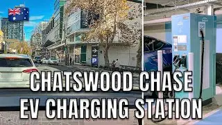 2023 Tesla Model Y EV DC Fast Charging Station at Chatswood Chase