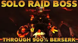 Solo Raid Boss Eranog [Through 900% Berserk Damage]