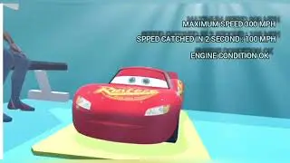 McQueen test renders Prisma 3d #Lightning McQueen