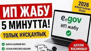 ИП жабу 2026ж.Толық жаңартылған нұсқаулық.Қазақша.