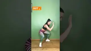 HIIT exercises 🔥Full body moves combo✅ #glutesworkout #hiit #tabata
