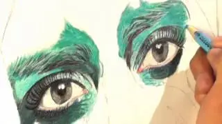 Making a drawing of @Lady Gaga by Jhonatan Kalsnes (Kjendistegneren)