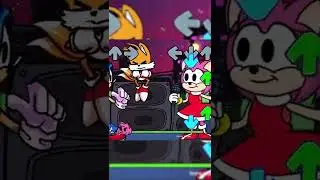 SONIC VS AMY in Friday Night Funkin' 😍 #shorts #android #fridaynightfunkin #sonic #amy #fnf