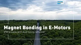 Magnet bonding in e-motors | Slot-wall magnet bonding with DELO dual-curing adhesives