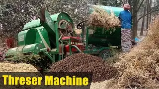 Automated thresher in India The Multicrop Thresher Machine!