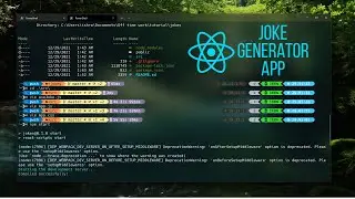 Random Joke Generator in Reactjs in 9 minutes (ASMR Coding | No Talking)