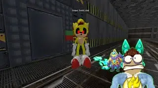 Ааааааааа Супер Соник EXE спасите (ROBLOX)