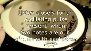 Tuning Drums By Ear: How to Tune Drums to Notes (Rack Toms)