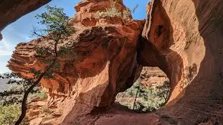 Kachina Tree Cave, Sedona: Rattlesnake Encounter