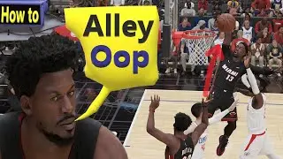nba 2k23 how to alley oop