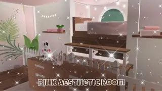 PINK AESTHETIC ROOM I Welcome To Bloxburg SpeedBuild