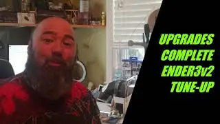 Ender3 v2 Tune-Up! Free mods and upgrades Special! Stock to Stacked using parts you print!
