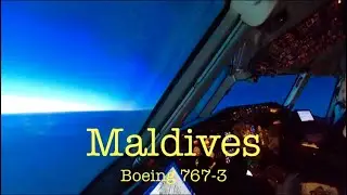 Takeoff in MALDIVES🇲🇻| B767-3 ~Condor airlines