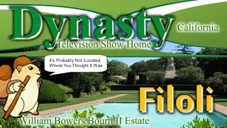 Dynasty House. Famous Celebrity Home Tours - The Dynasty House "Filoli" VIDEO
