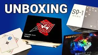 MoYu WeiLong V10, GAN 251M Pro, VIN CUBE 4x4 and a YJ MGC Square 1 from Wattlecube #unboxing #review