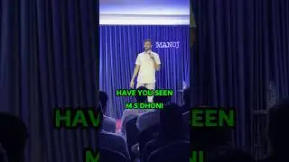 Dhoni from Tamil Nadu | Standup Comedy | Manoj Prabakar #shorts