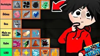 TIER LIST OF THE BEST FRUITS! (blox fruits)