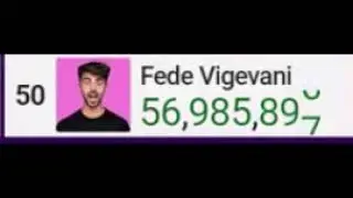 Fede Vigevani Hits 57 Million Subscribers Moment #118