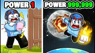 Breaking 935,714,857 Walls With a Punch in Roblox