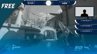 FREE: TWITCH WEBCAM OVERLAY TEMPLATE | TWITCH AND YOUTUBE #2 + [ Free Download]